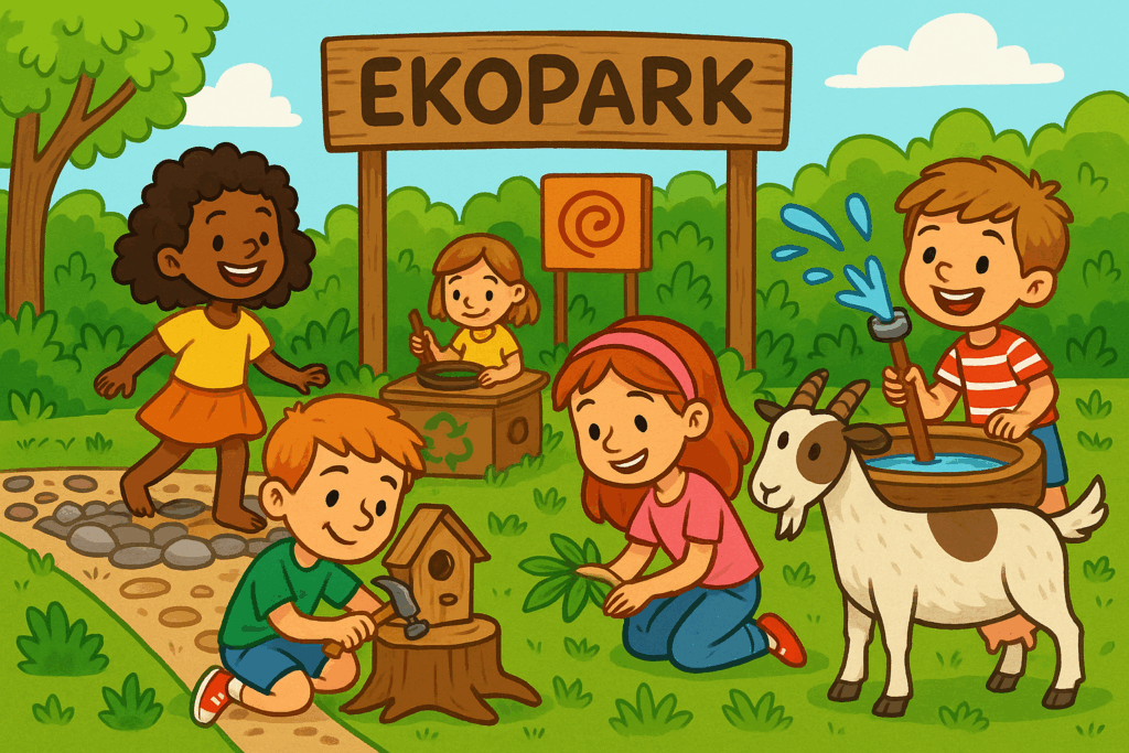 DOBRODRUŽSTVÍ V EKOPARKU DOBRODRUŽSTVÍ V EKOPARKU