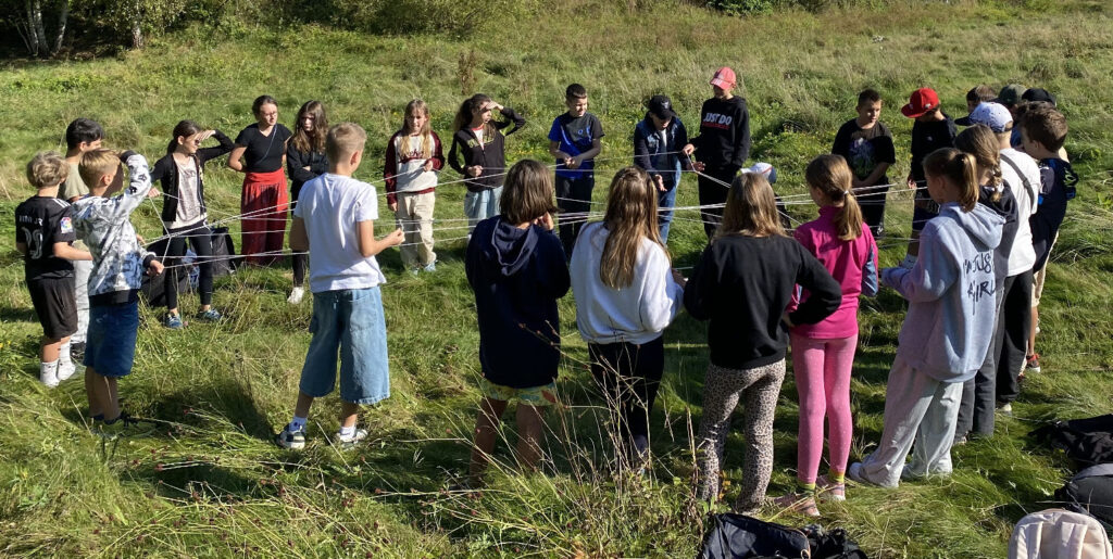 1. den projektového týdne – Třídnické hodiny na čerstvém vzduchu
